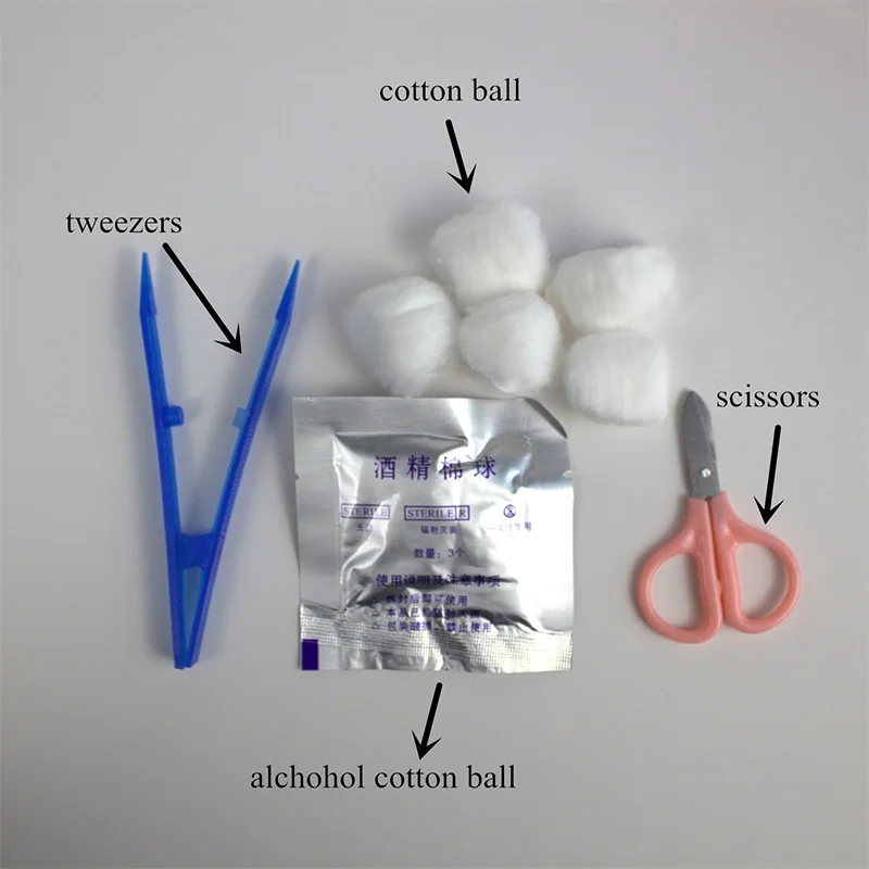 1 Set Disposable Surgical Sterile Wound Dressing Change Kit Medical Wound Emergency Treatment Set Skin Suture Kit