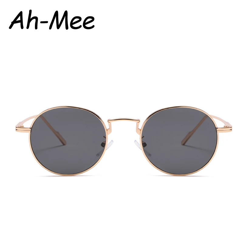 Gafas ultraligeras redondas Vintage para senderismo, Gafas con gradiente para hombre y mujer, Gafas De aleación Retro, Gafas De Sol