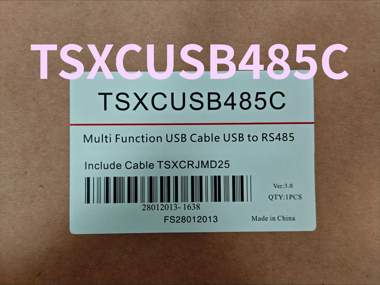 Brand New  TSXCUSB485C TSXCUSB485 TSXCRJMD25  Programming Cable Fast Delivery
