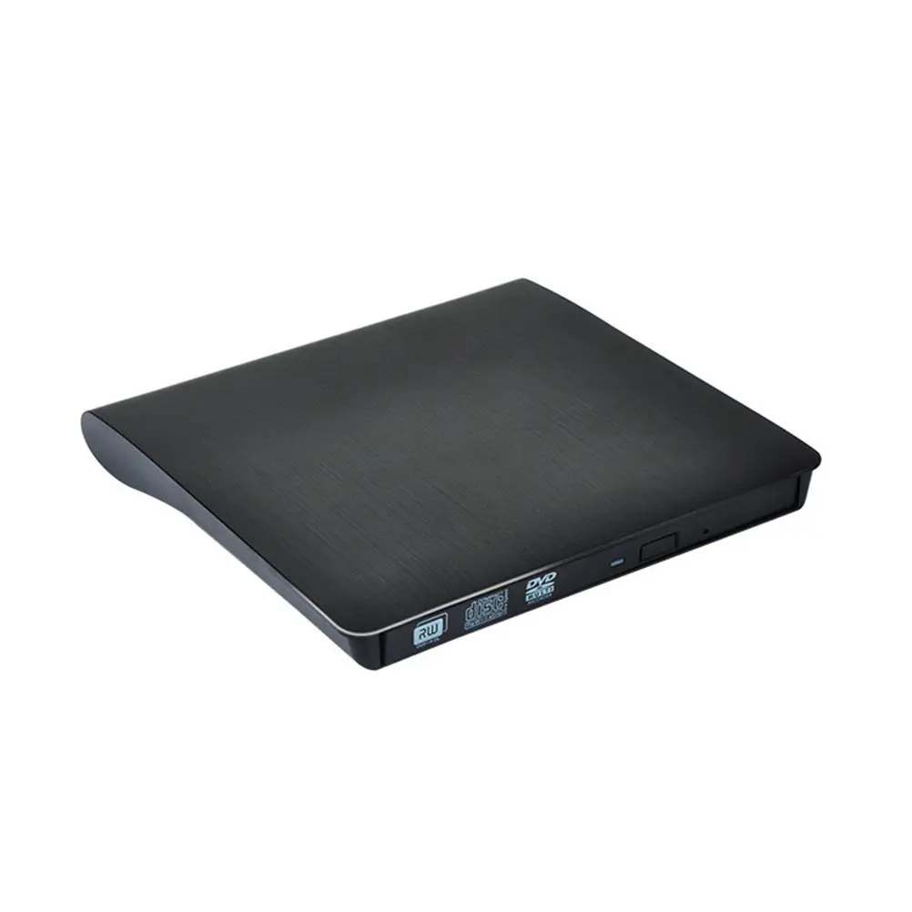 

USB 3.0 External Dvd Drive Black High Speed Data Transfer Dvd Burner Rewriter Portable Compatible Laptop Pc External Drive