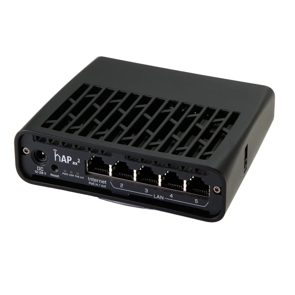 Imagem -04 - Mikrotik-roteador com Portas Ethernet C52ig5haxd2haxd-tc Ax1800 1.8gbps Roteador Wifi Hap Ax² Poe-built 802.11ax Wpa3 5x10 100 1000