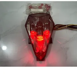 For Yamaha R6 YZF-R6 2006-2013 2007 2008 2009 2010 2011 2012 Rear Tail Light Brake Turn Signals Integrated LED Light