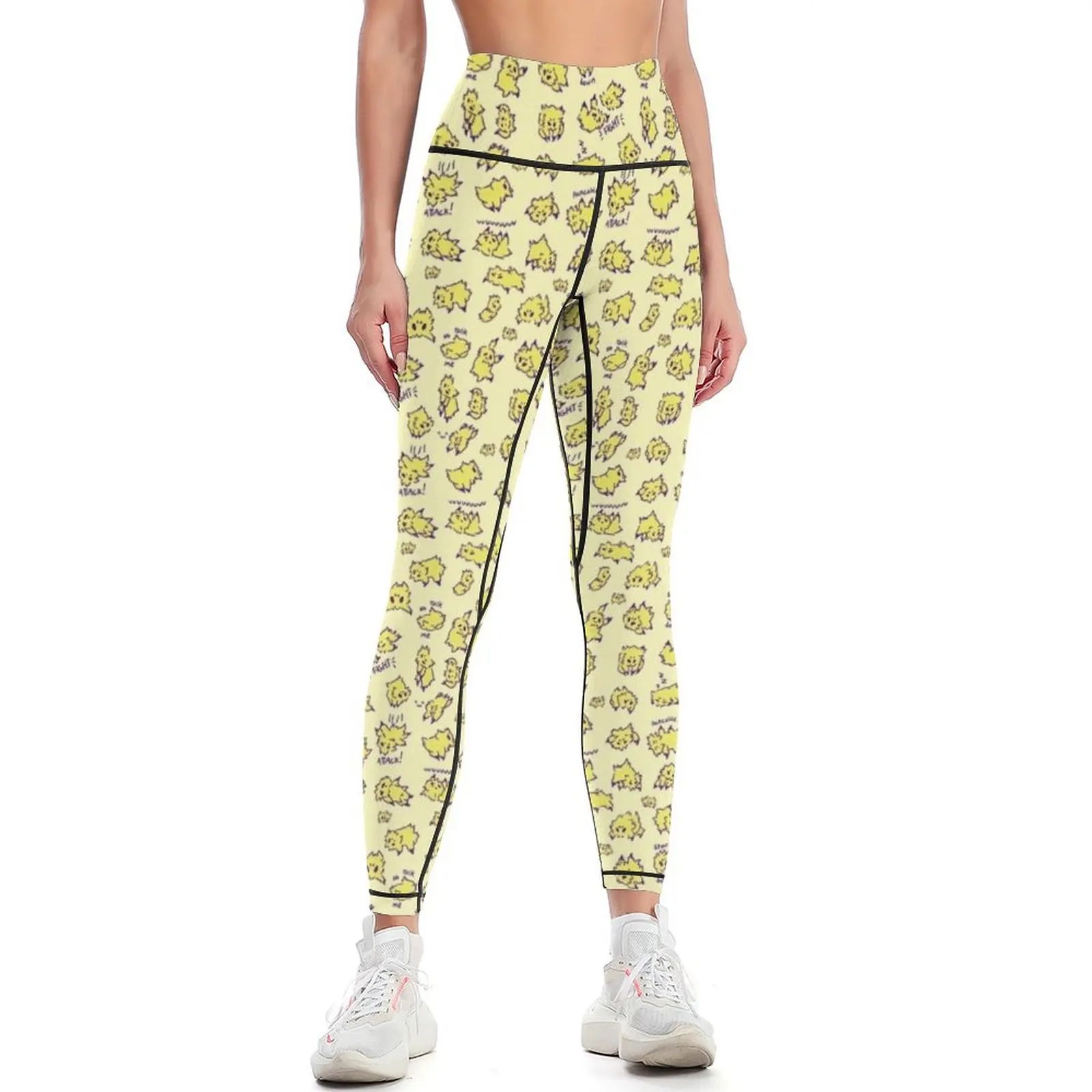 

Shiny Funny Spider (yellow BG) Leggings gym wear sport legging Sportswear woman gym Pants sport Womens Leggings