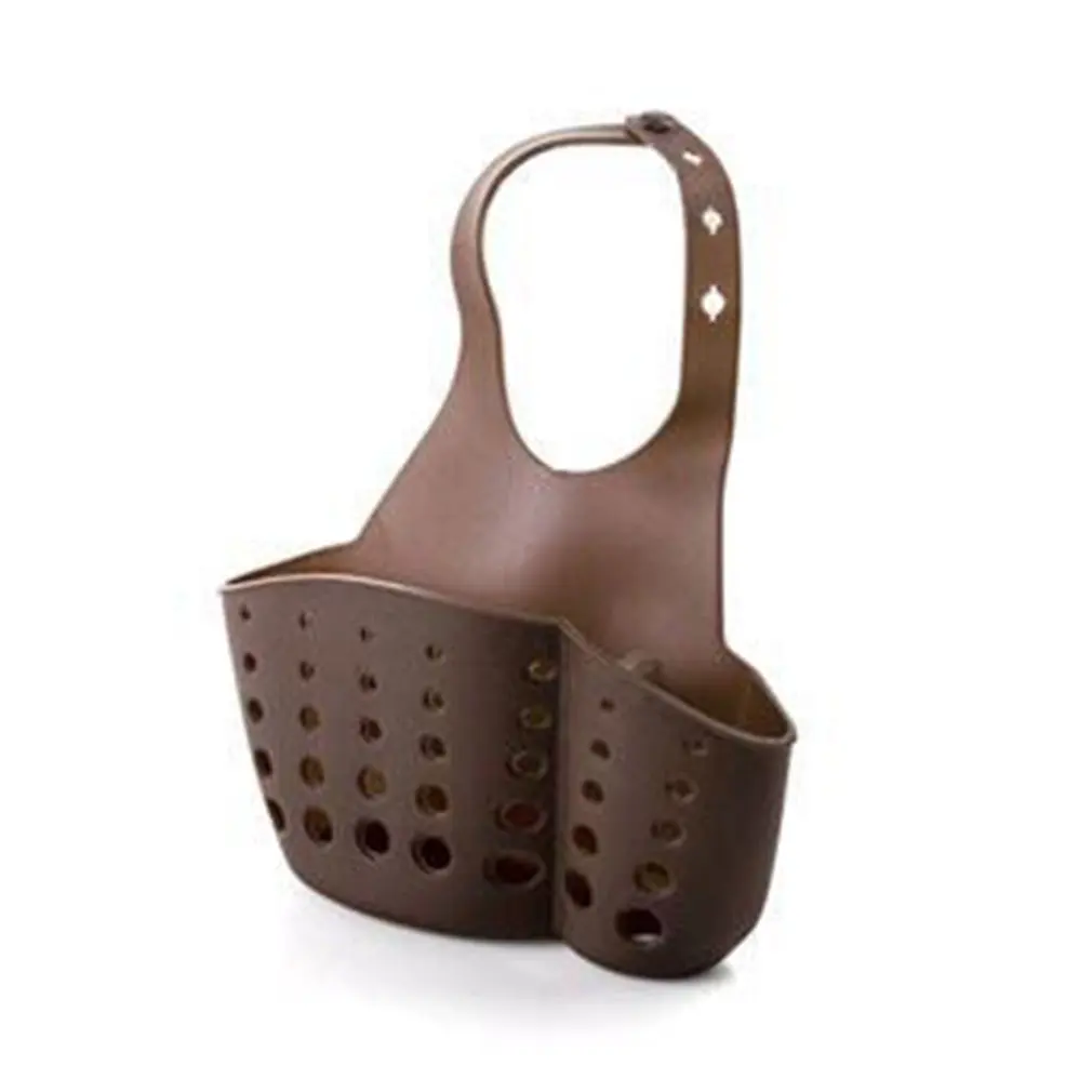 Sink Shelf Soap Sponge Rack Kitchen Drain Holder Sink Holder Kitchen Portable Hanging Bag Basket household kitchen Storage Racks