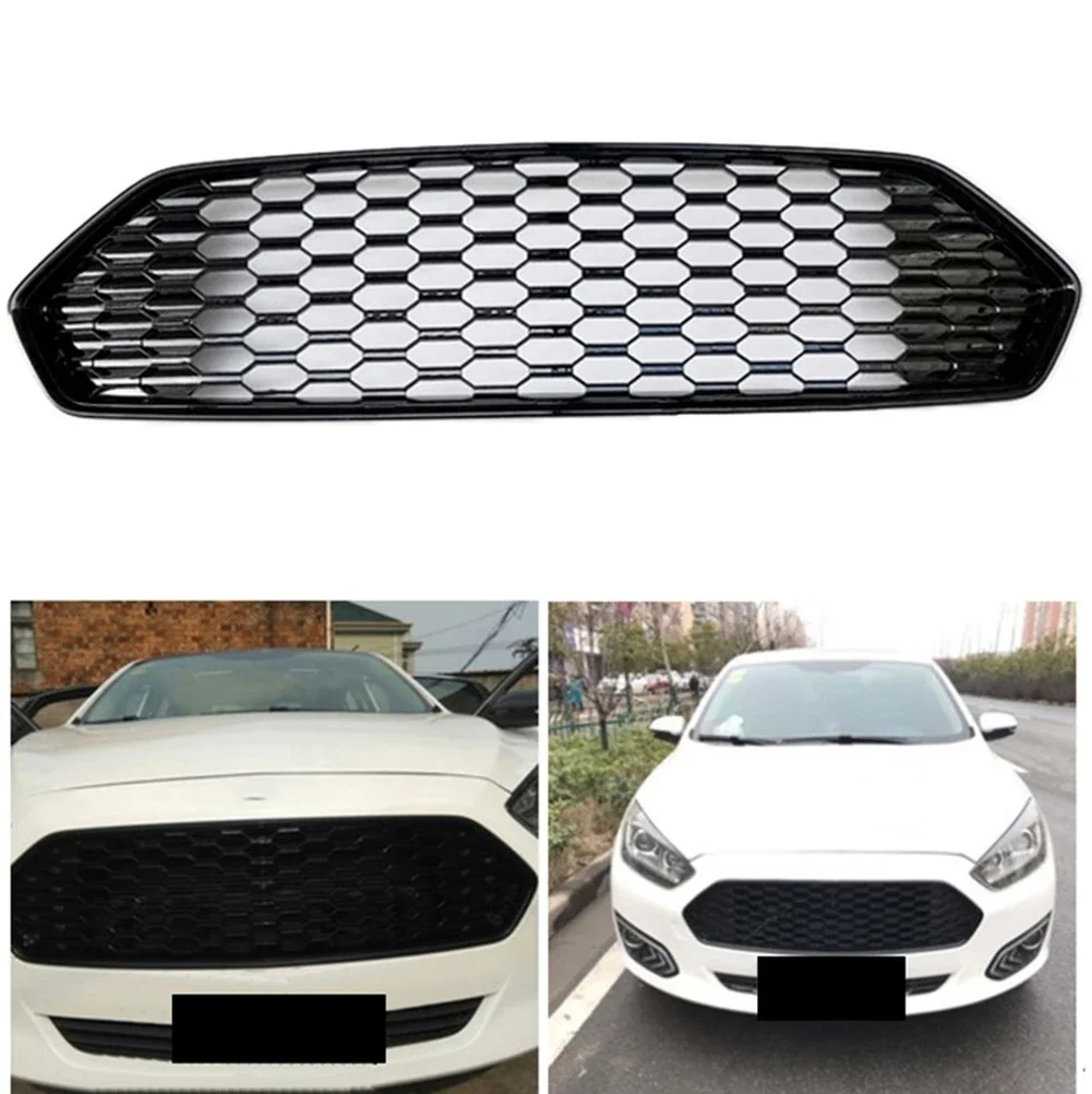 Front Bumper Grill Upper Net Grille Fit For Ford Escort 2015 2016 2017