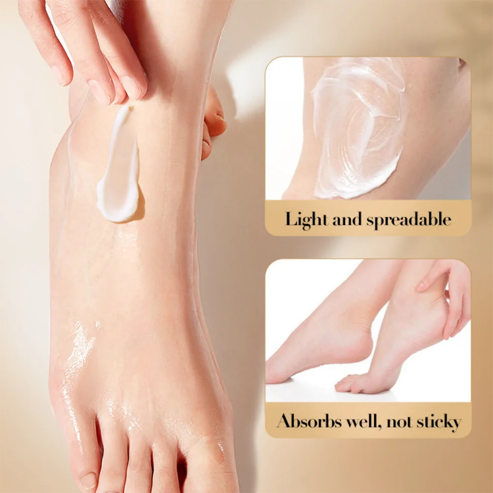 Collagen Foot Cream For Cracked Damaged Feet Dead Skin Remover Moisturizer Exfoliante Para Pies Pedicure Creme Pour Les Pieds