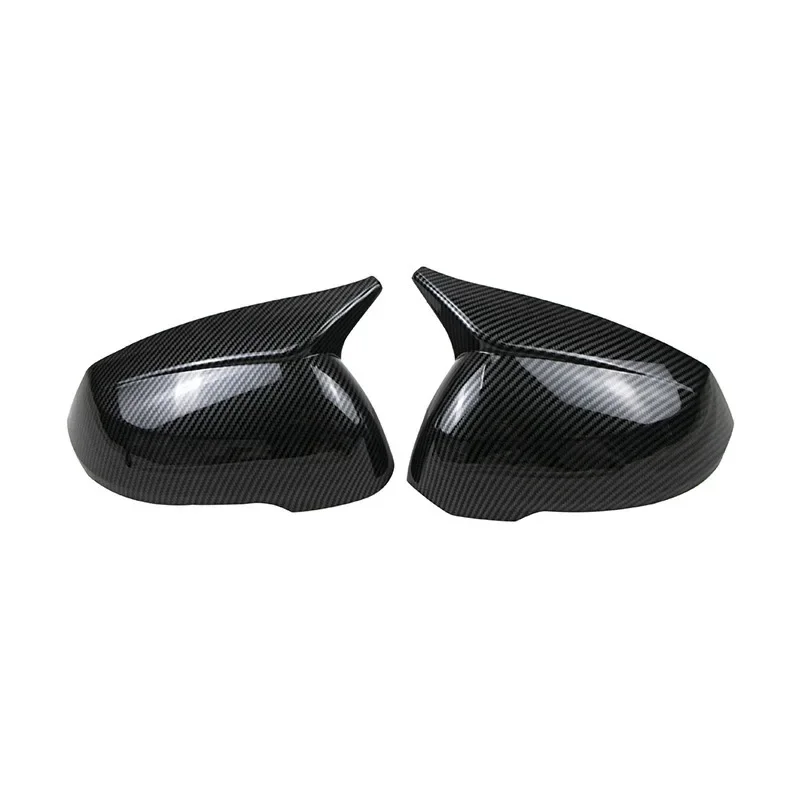 

Suitable for 23 BMW X1 horn rearview mirror cover carbon fiber, reversing mirror shell bright black paste