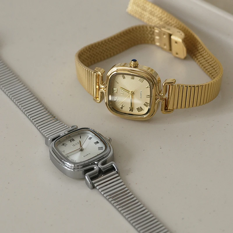 

New Student Quartz Watch For Women With Stainless Steel Strap; Stylish And Simple Original Design; Quartz Fashion Watch