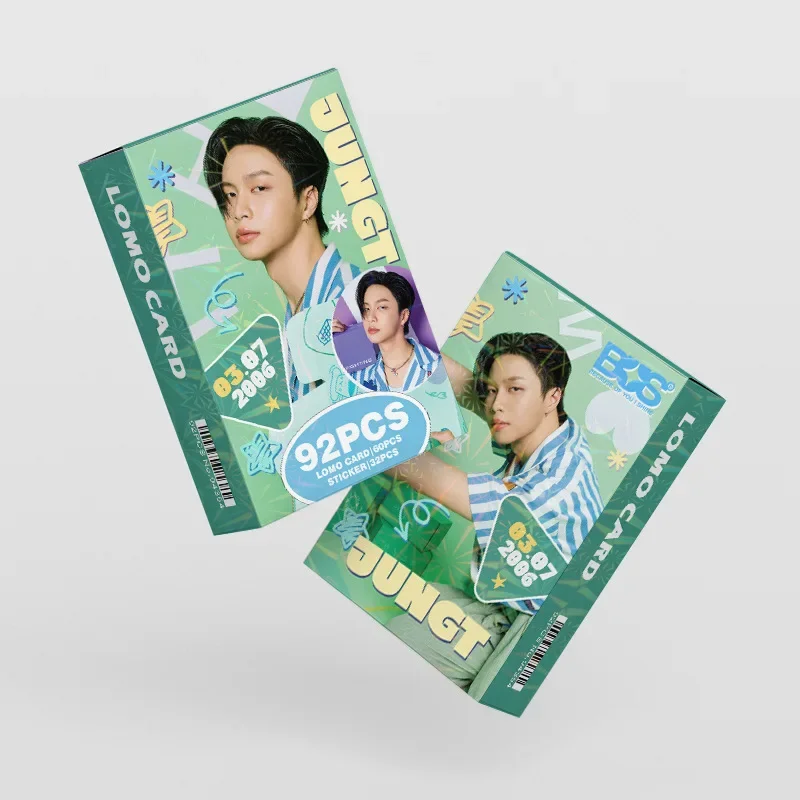 92pcs High-Definition Idol Portrait Photocards – Fan-Made Collection for JUNGT BUS Fans