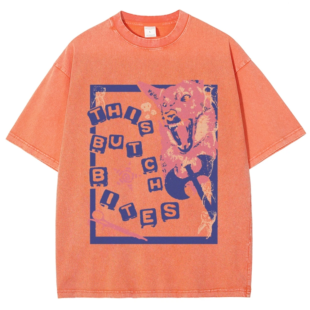Unisex Fit Washed T-Shirt Vintage Unisex T-Shirt Retro Women Clothing y2k T-Shirt For Her 90s T-Shirt Streetwear Shirt