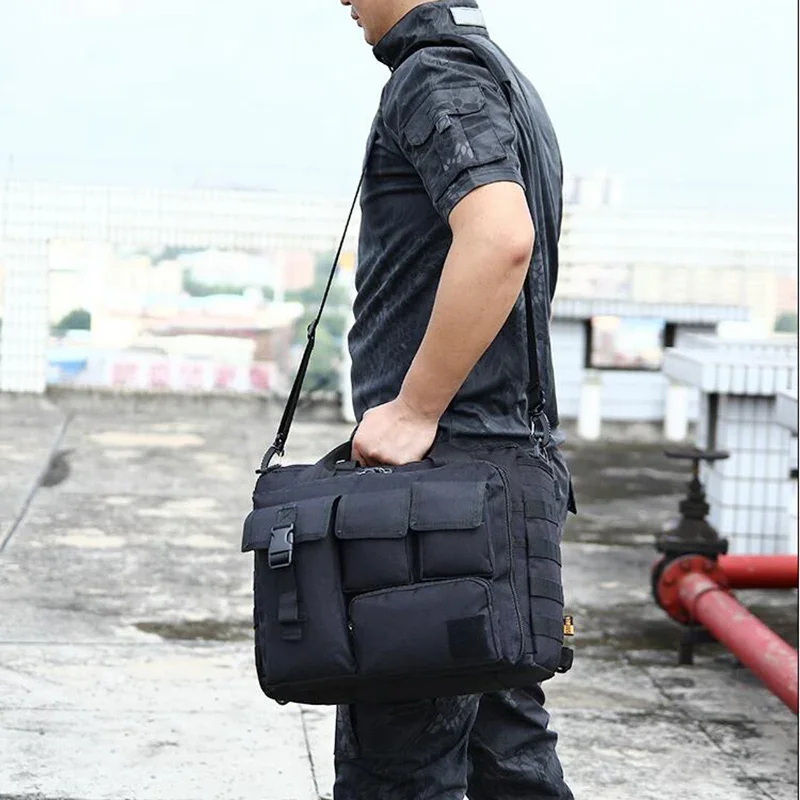 

Men's Large Climbing Bag Tactical Nylon Shoulder Messenger Bag Handbags Briefcase Tactical Laptop Bag Camping Equipment