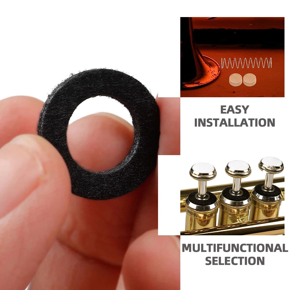

Small Repair Set Musical Instrument Maintenance Accessories Piston Trumpet Button Springs Components Horn Pad