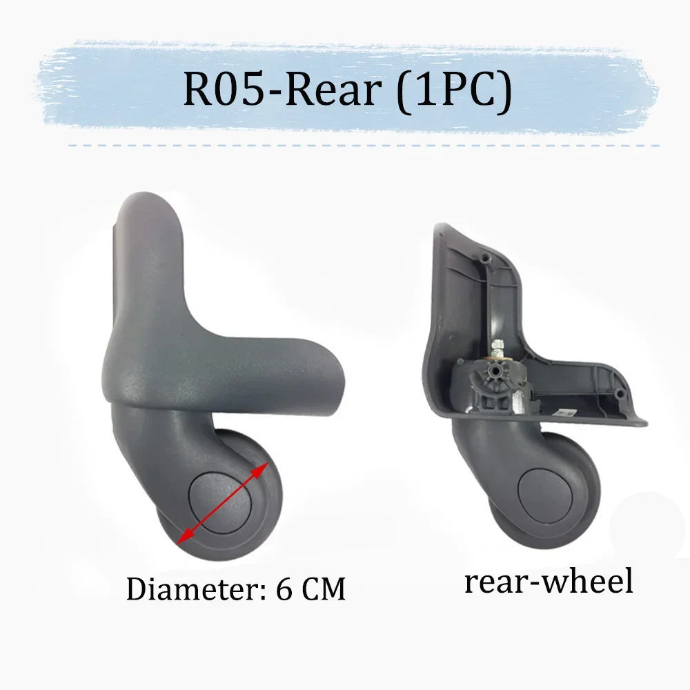 For Samsonite Universal Wheel Replacement Suitcase Rotating Smooth Silent Shock Absorbing Wheel Accessories Wheels Casters