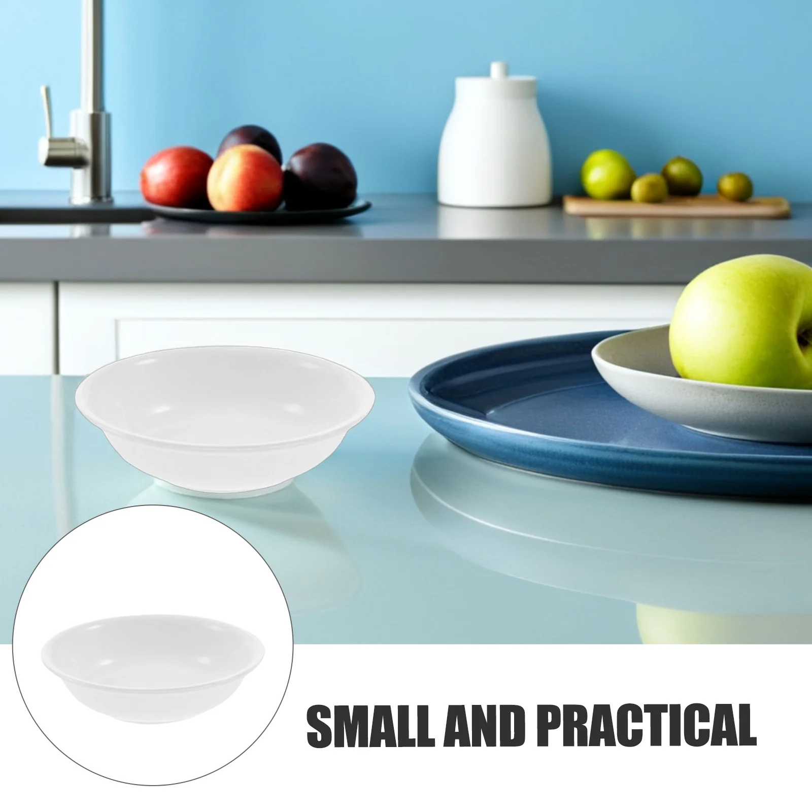 

12pcs Plastic Condiment Dishes 3Oz Small Sauce Bowls For Ketchup Mustard Dipping Serving Appetizers Side Dish Plate Round Mini