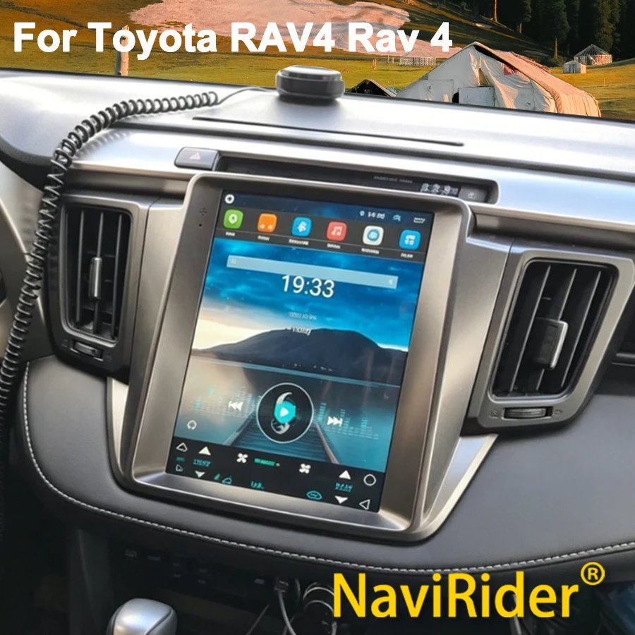 Yes Android 14 For Toyota RAV4 Rav 4 2013 - 2017 Car Radio 256GB Screen Stereo GPS Navigation Bluetooth Multimedia Video Player