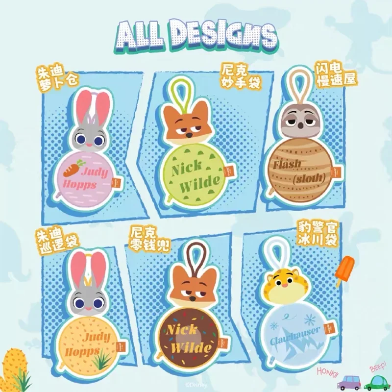 Autentica serie Disney Zootopia portamonete pazzo scatola cieca novità carina giocattoli alla moda figurine ornamenti da tavolo da collezione