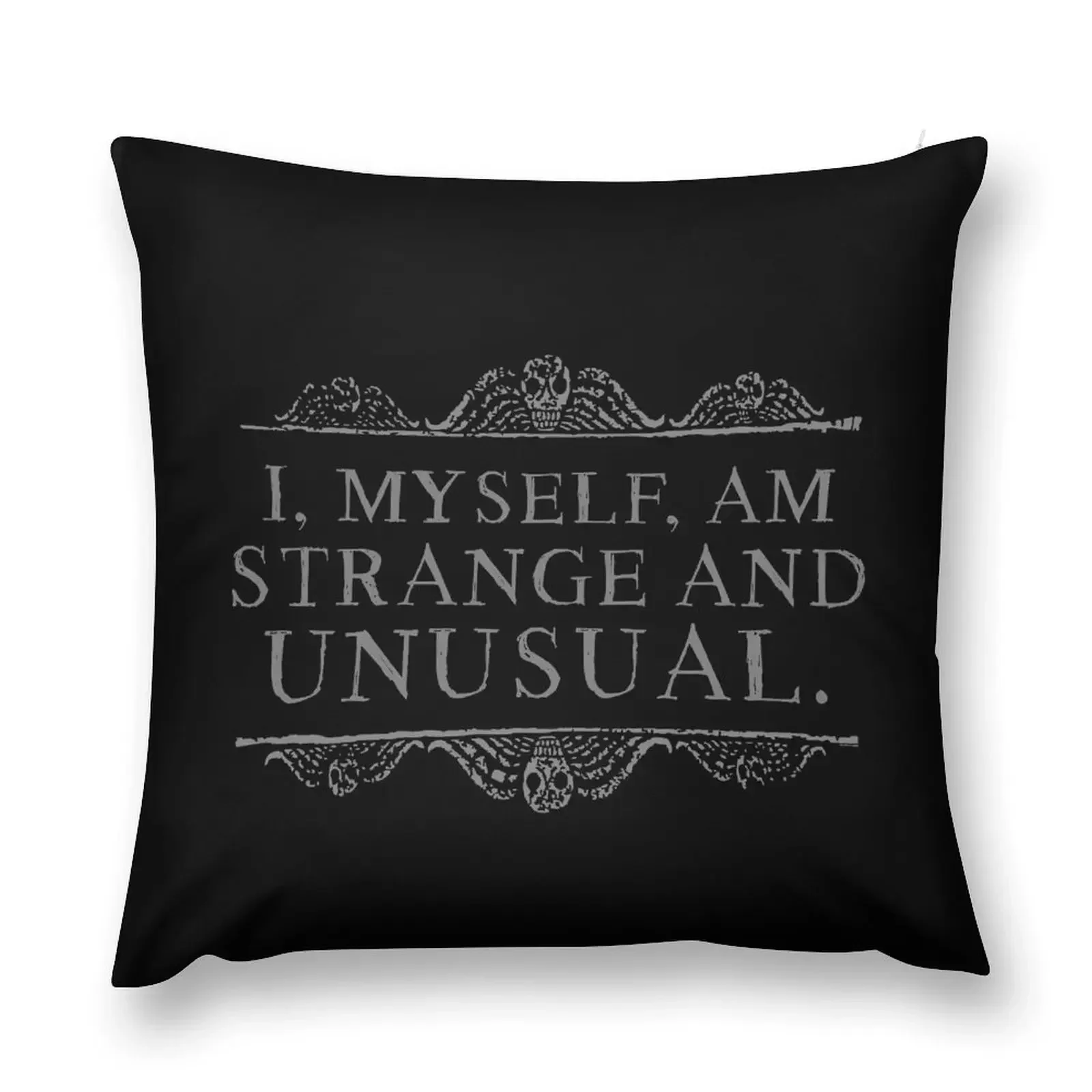 

I, myself, am strange and unusual. Throw Pillow luxury home accessories anime girl Pillow Case Christmas pillow