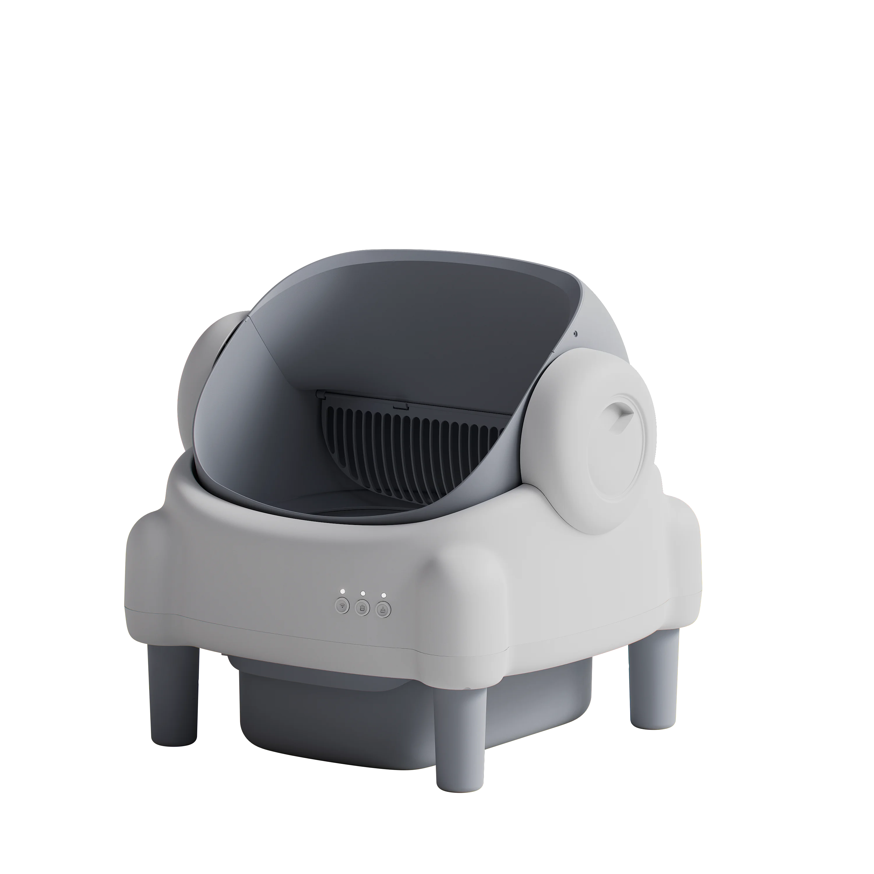 Automatic Smart Cat Litter Box With Wi-Fi Control Self-Cleaning Easy Clean 76L Capacity For Large Cats