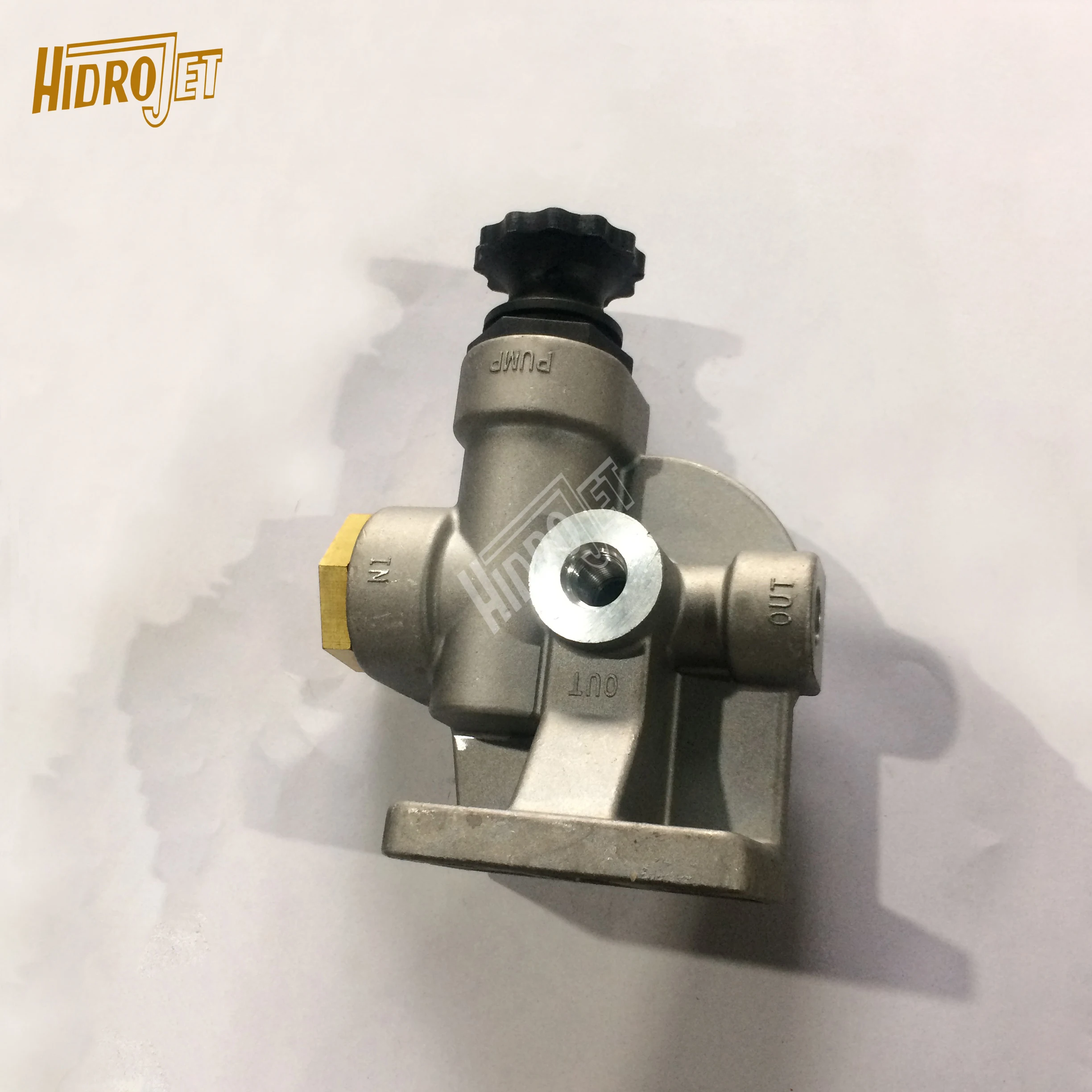 QSB6.7 Engine Fuel Filter Head 3975404 396398100 Fuel Feed Pump FS19732 Priming Pump Part for R225-7 Filter