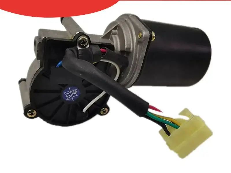 

21N6-00240 21N6-01280 21N6-01281 24V Wiper Motor for Hyundai R220-7 R210LC-7 R250LC-7 R290LC-7 R140W7 R110-7 Excavator Parts