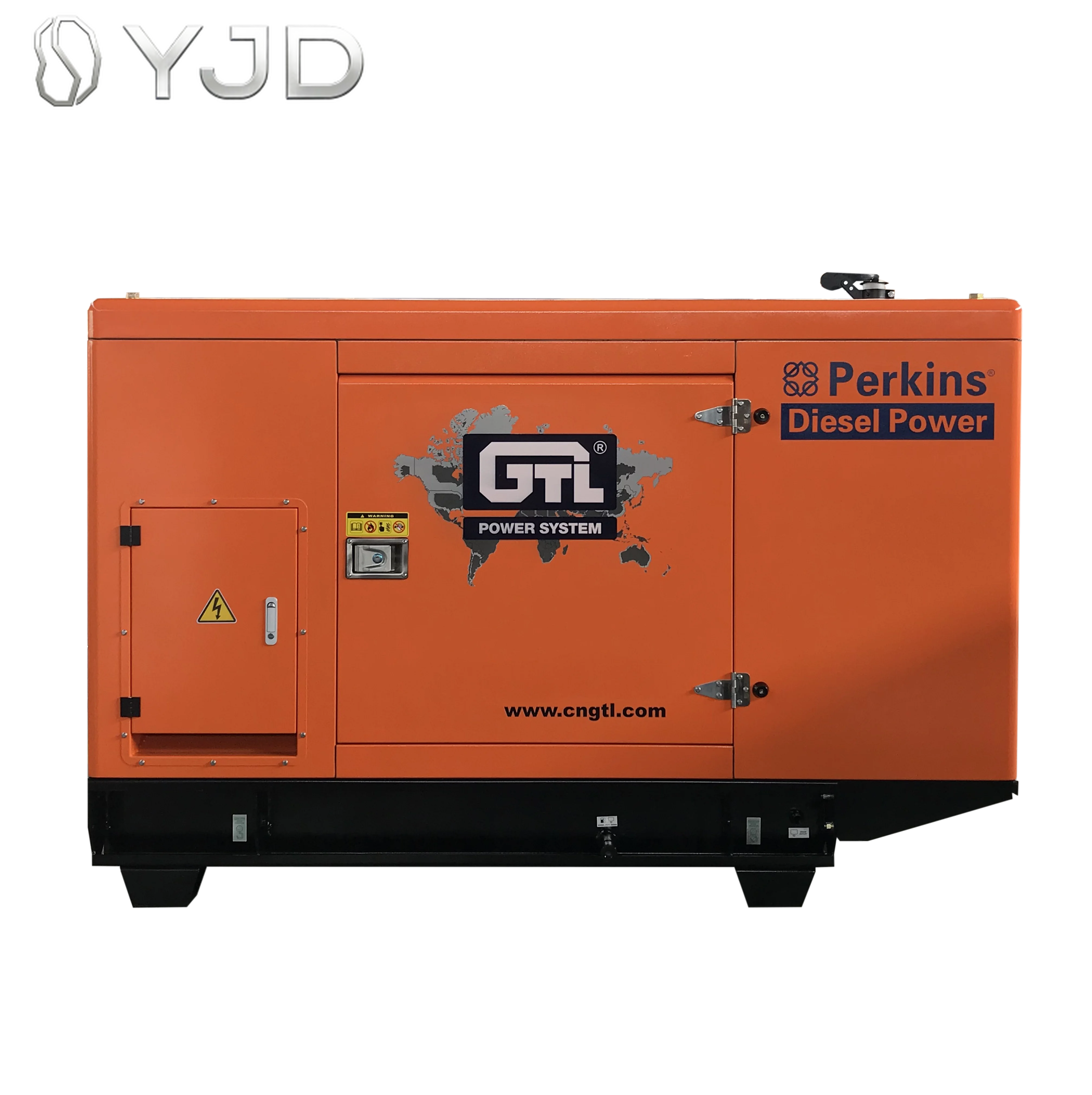 GTL Diesel Generator 1103A-33TG1 54KVA 43KW 60Hz Silent Type UK PW-54T6 PRP CE Certified 1 Year Warranty / 12V DC
