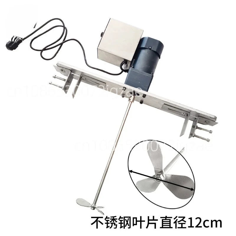 With fixed bracket 220V110V stainless steel blade candle ghee heating bucket tank industrial mixer