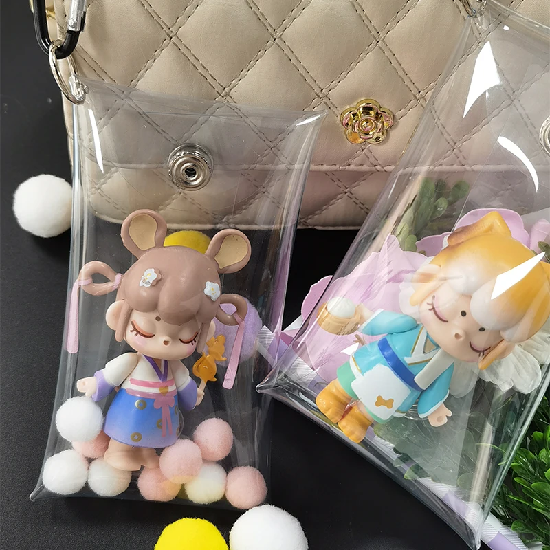 Transparent Protective Case for Anime Doll BJD Ita Bag Accessories Girl Anime DIY Pins Display Decoration Multiple Case Ornament