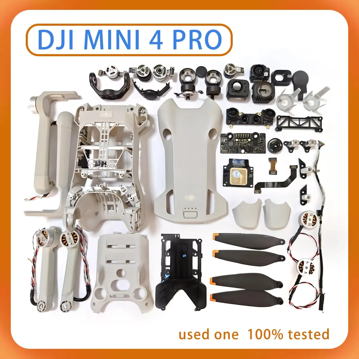 

Original Mini4pro Gimbal Brazo Motor De Marco Medio Universal Joint Mini 4pro Engine Accessories Shell Arm Motor for DJI Series