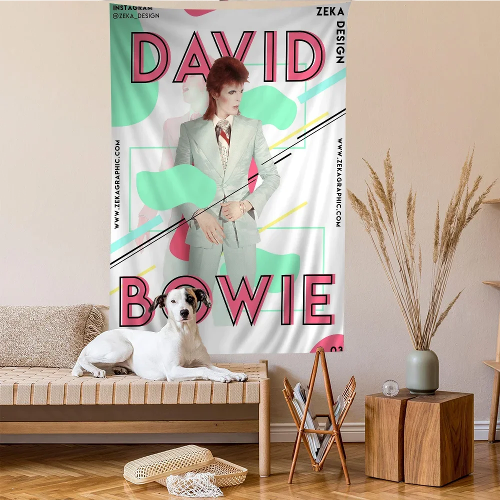 British Rock Singer D-David_B-Bowie Anime arazzo appeso tarocchi Hippie tappeti da parete dormitorio Home Decor