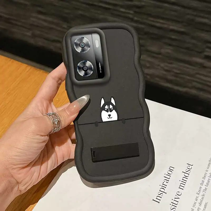 Casing Fleksibel Premium Ringan Dan Berdiri Husky Lucu Untuk OnePlus Nord N20 SE Sempurna Untuk Kasual Menampilkan OnePlus Nord N20