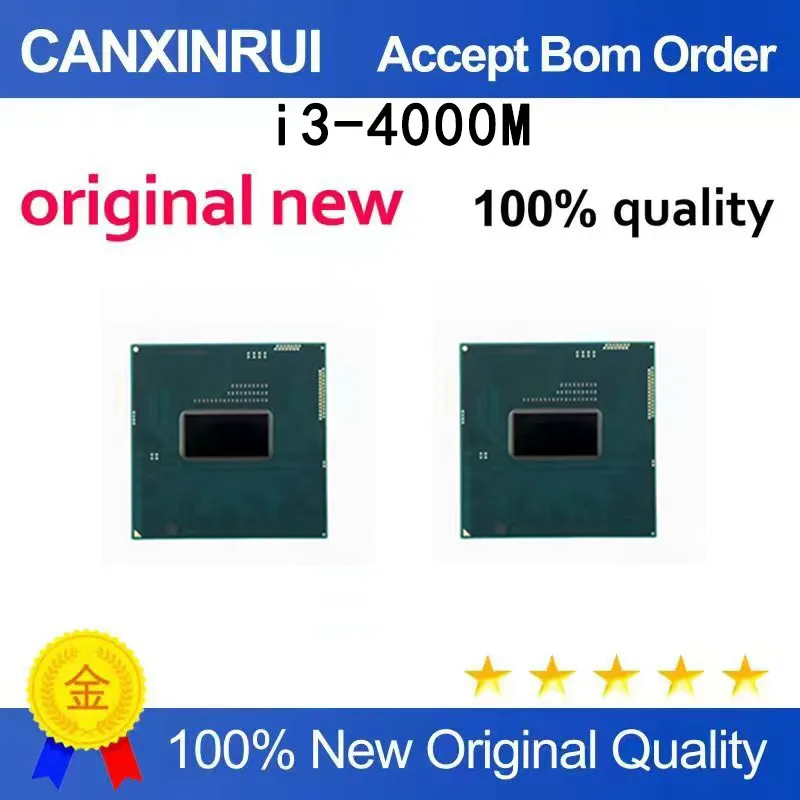 (5pcs-100pcs）Fourth generation Core i3 4000M 2.4G 37W original PGA SR1HC in stock and easy to use