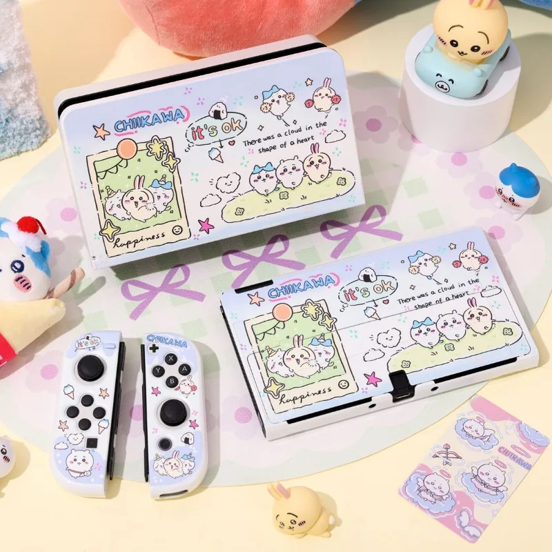 Hachiware Chiikawa Protective Case Cover Hard Shell for Switch 2 OLED Controller Accessories Dockable Kawaii Design Gift 2026New