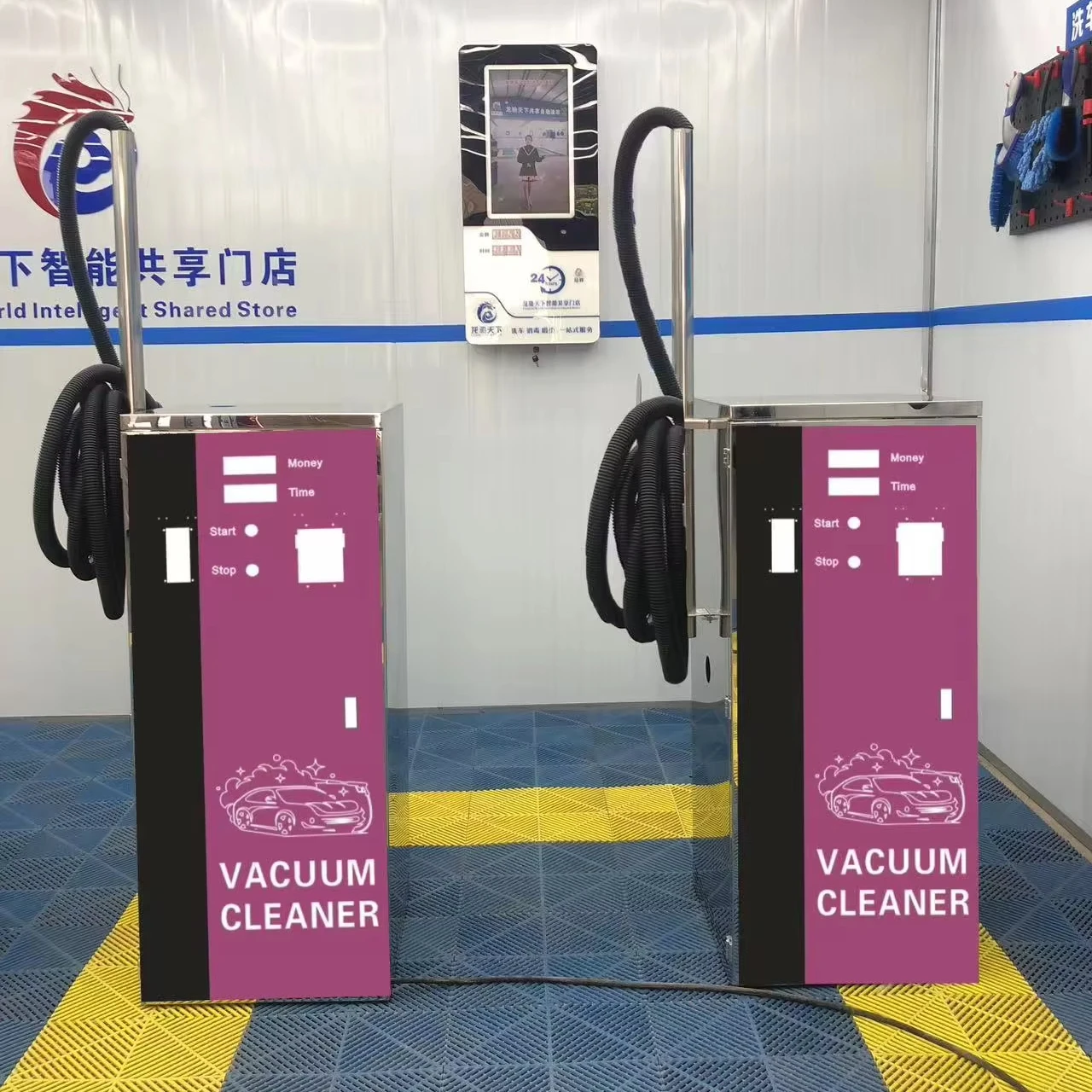 Intelligent Unmanned Operation Self Service Vacuum Cleaner Professional Car Vacuum Cleaner Supports Various Currencies Languages