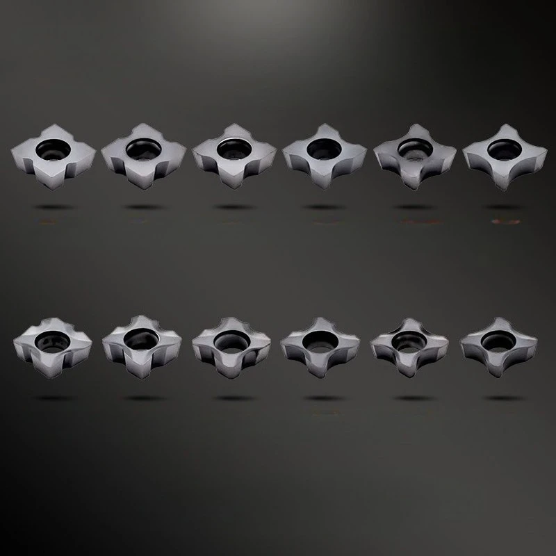 RC06 Indexable Chamfer Insert, Internal Radius R1/R2/R3, Corner Insert, Alloy Wear-Resistant, Coated for Machining Centers