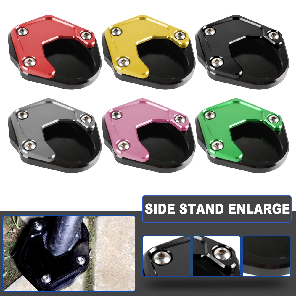 For kawasaki KLX 250 klx250 KLX250 1998-2020 2019 2018 Motorcycle Side Stand Foot Pad Plate Kickstand Enlarger Support Extension