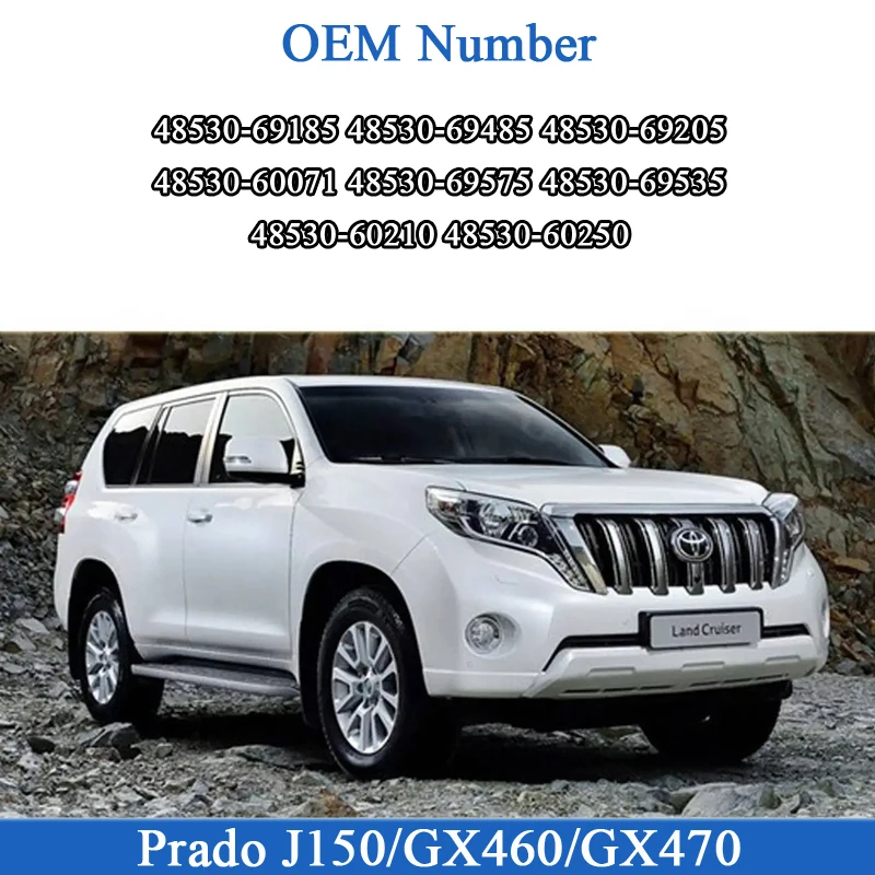 Air Suspension Struts Shock For Prado 120 150 GX460 GX470 18 Months Warranty Shock Absorber 2003-2017 48530-69185 48530-69485