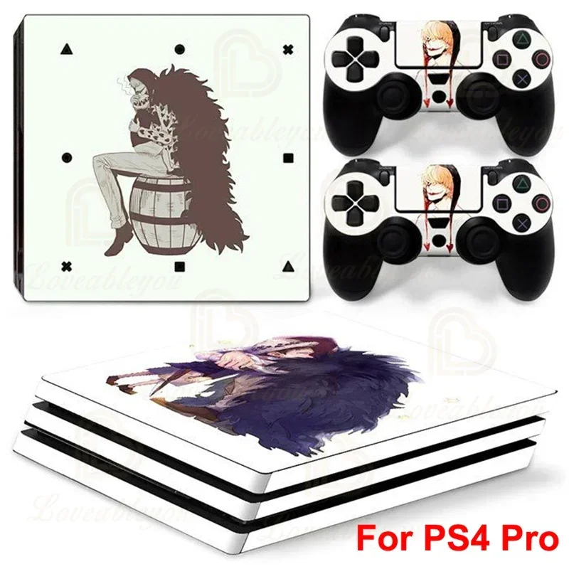 PS4 Pro Skin Sticker One Piece Pirates Luffy Chopper Play Station