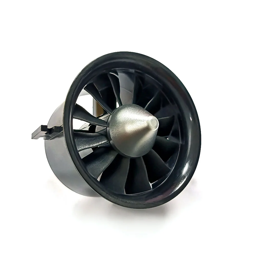 Wentylator kanałowy 12-łopatkowy 70mm EDF z silnikiem bezszczotkowym QX-MOTOR 1800KV 2600KV, kompatybilny z ESC 4S/6S 60A 80A do samolotów RC Jet Par