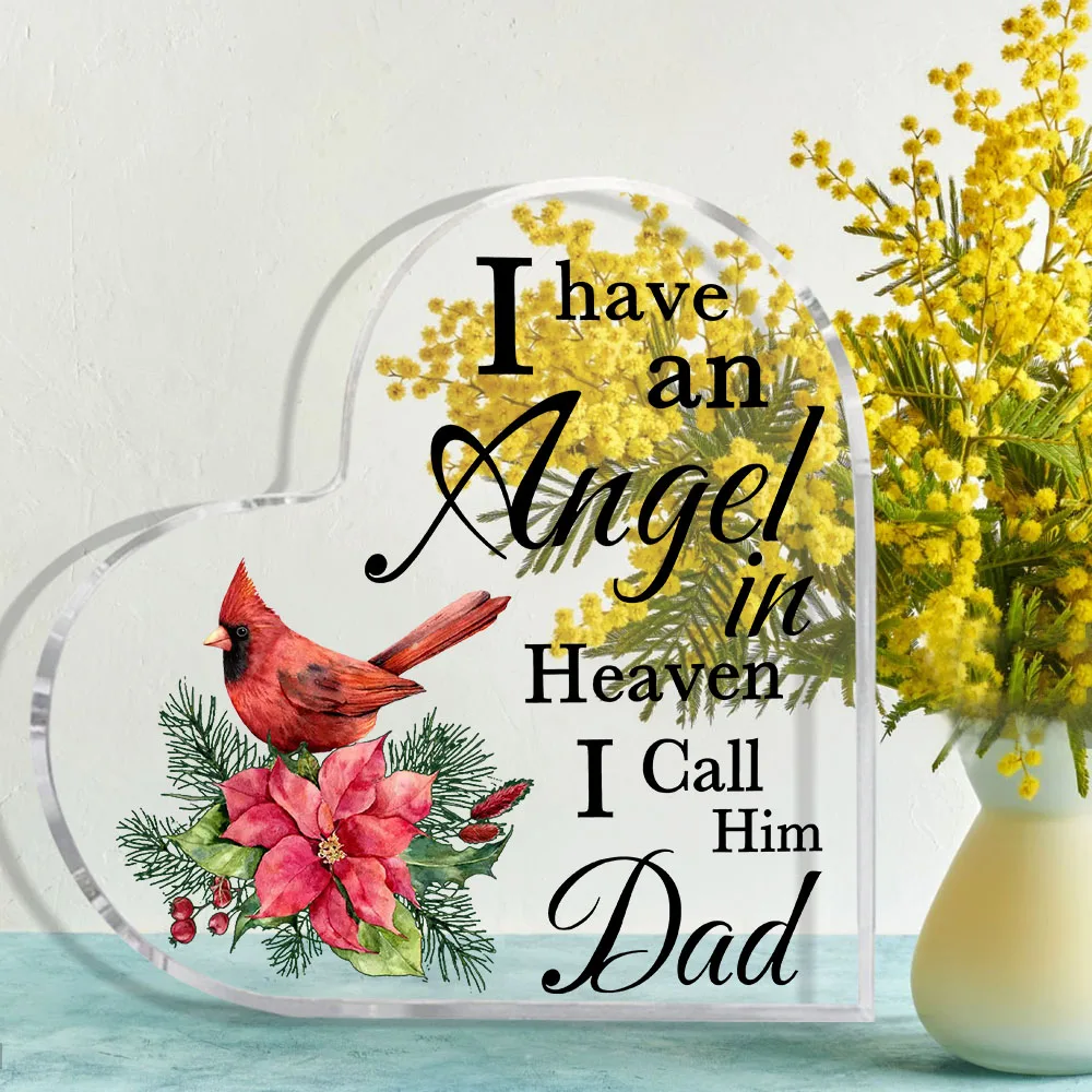 Red Cardinal Christmas Gifts Memorial Bereavement Gift for Loss of Loved One Sympathy Decorations Loss of Mom Dad Son Husband