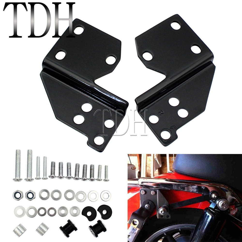 

For Harley Touring 1997-08 Docking Mounting Hardware Kit Two Up Luggage Rack For Road King FLHR Street Electra Glide FLHX FLHRC