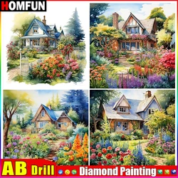 HOMFUN AB Art 5D pittura diamante fai da te 