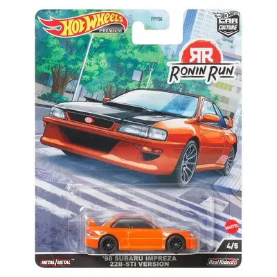 Original Hot Wheels Premium Car Culture Roin Run Diecast 1:64 Voiture Mazda RX7 Nissan Twin Turbo Kid Boy Toys for Children Gift