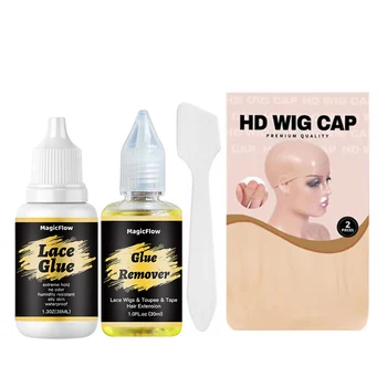 דבק פאה עמיד למים לפאה חזיית תחרה קדמית, דבק שיער תחרה בלתי נראה לפאות, דבק פאה חזקה עבור שיער תחרה, פאות