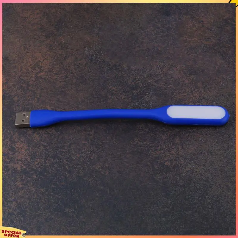 

ABFI 3X Flexible USB Portable Mini LED Lamp 5V 1.2W For Table Light Random Color