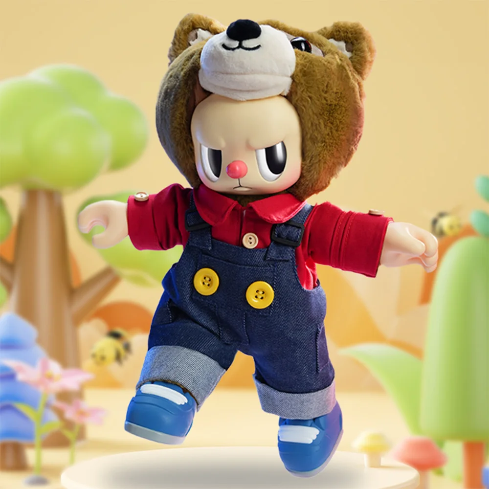 Rebel Bear Big Doll Series Blind Box Articulation Mobility Chaoduo Parts Vinyl Plush Doll Christmas Halloween Gift