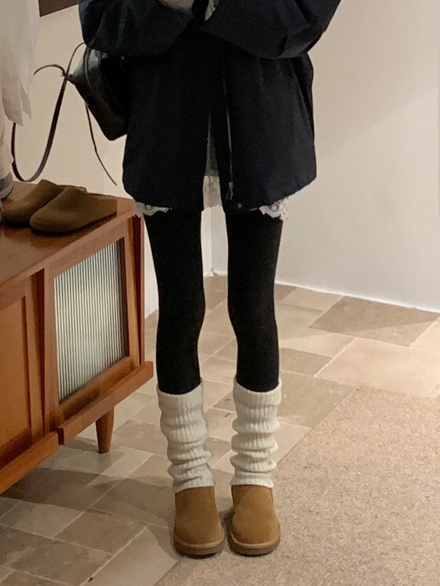 

BRIVIN k ey Slimming Women's Winter Thiened Warm Tight Leggings Pants Long Length Brued Underwear Tights