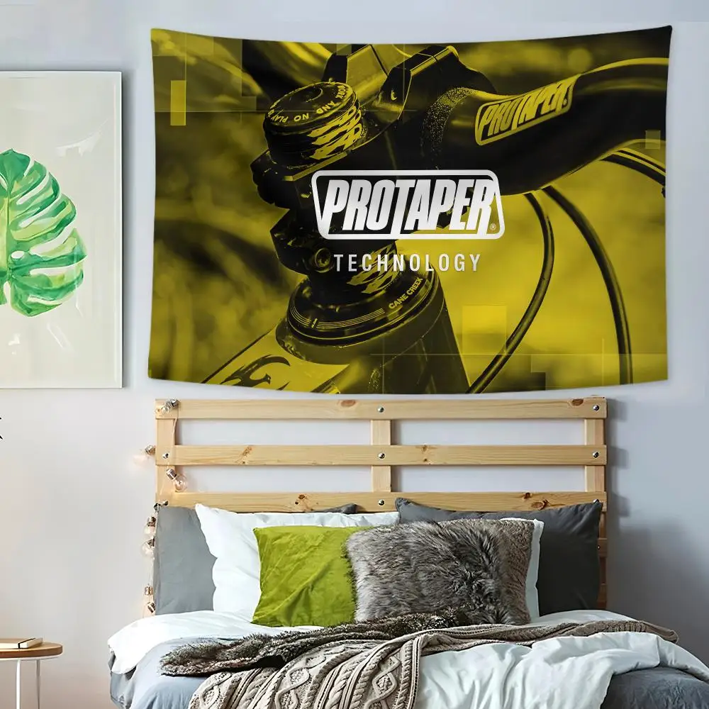 P-PROTAPER Mountain Bike Modification Tapestry Bedroom Living Room Bar Party House Dorm Interior Wall Decor Background Banner