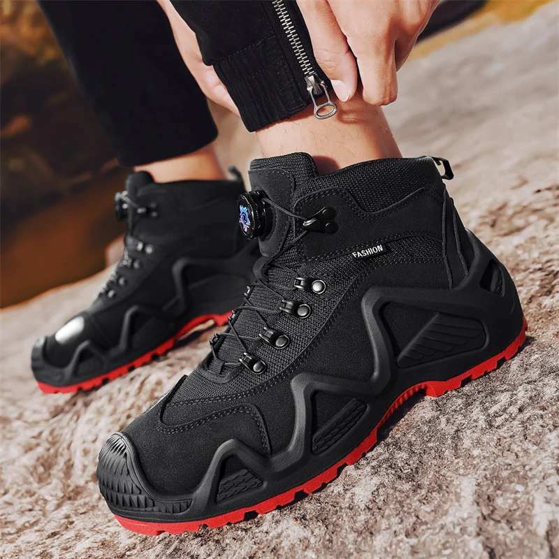

Outdoor Casual Fashion Men's Shoes 2024 Winter New Casual Sports Shoes With Cashmere Warm Thick Sole Waterproof Cotton Shoes