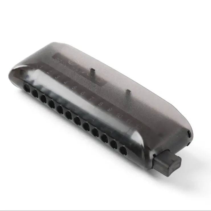 CONJURER NEW STYLE Chromatic Harmonica for Adults and Professionals Students with Unique Modern Design CJ12 Black Cover