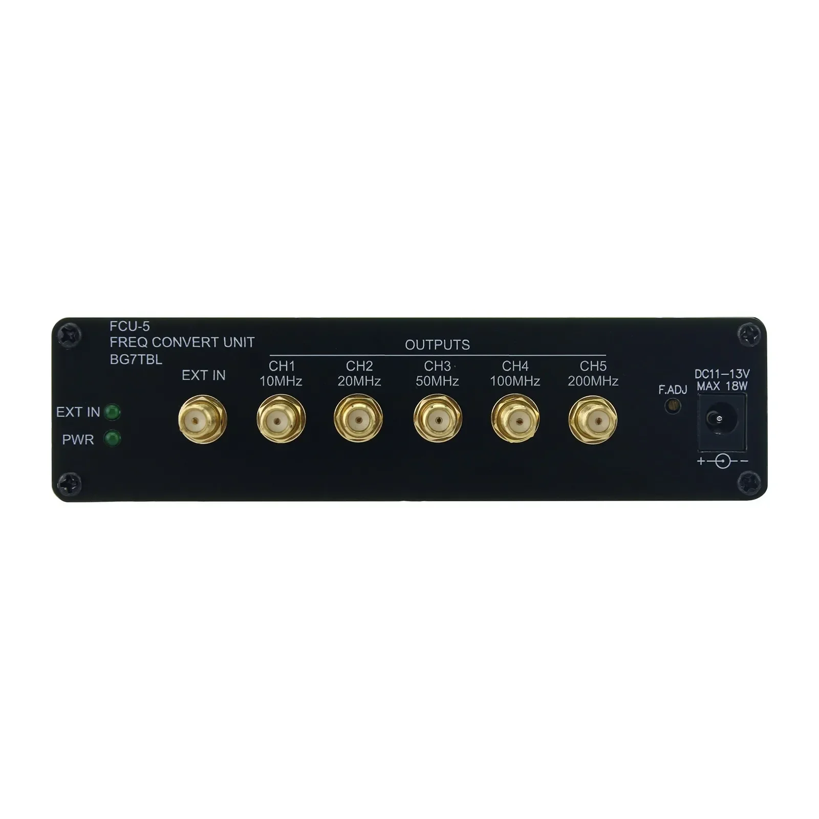 2026 FCU-5 Multi-channel Signal Source Frequency Converter 100MHz/50MHz/20MHz/200MHz/10MHz Sine Wave Converter
